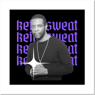 Keith sweat x retro style Posters and Art